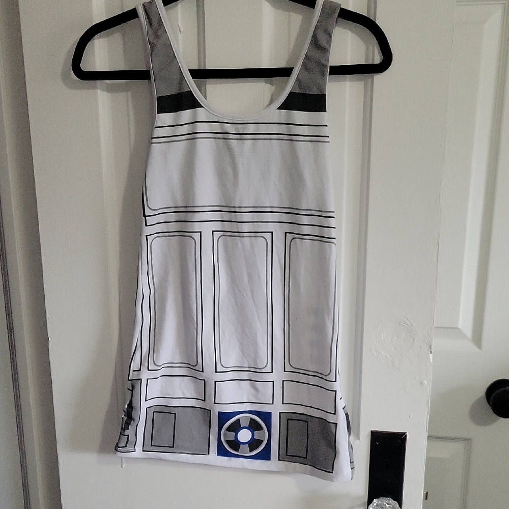 Star Wars R2-D2 Tank Tunic - Picture 2 of 4